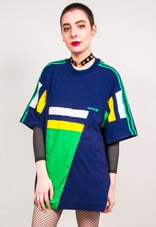 ADIDAS VINTAGE 90'S MULTICOLOUR SHORT SLEEVE T-SHIRT