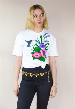 VINTAGE HAND PAINTED HOLIDAY T-SHIRT