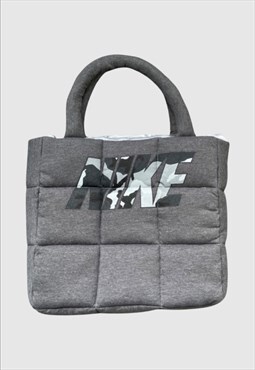 Reworked Nike Puffer Bag Grey