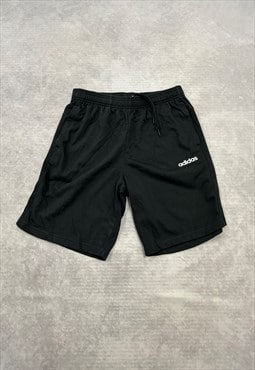 Adidas Shorts Black Sweat Shorts with Logo