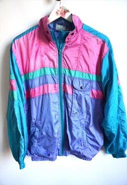 Vintage Windbreaker Jacket Sweatshirt Tracksuit Sport Top