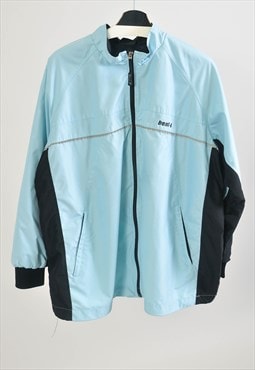 Vintage 00s windbreaker jacket in blue