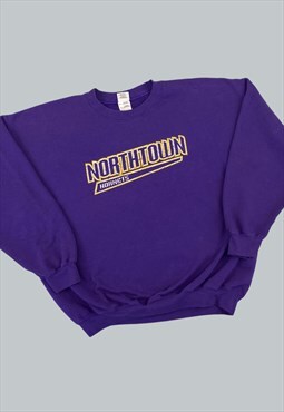 American Sweatshirt Purple College Jumper 12810