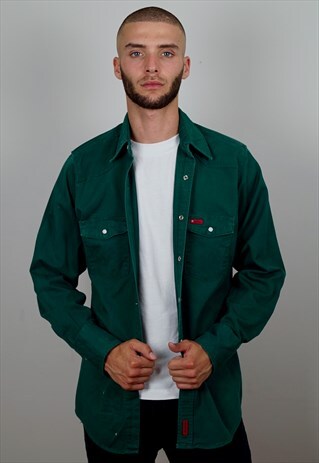 VINTAGE WORKER UTILITY STYLE SHIRT