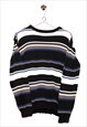 Apparatus Sweater Knit Pattern Black/White/Grey/Blue