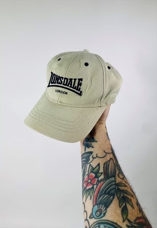 Vintage 90s Lonsdale London Embroidered Hat Cap