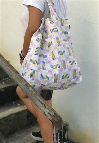 SHOPPING BAG 2-WAY HOBO WATER REPELLENT - BERLIN WHITE