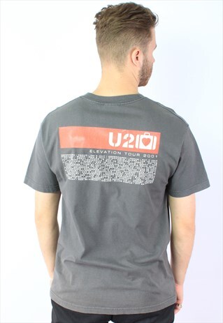 U2 2001 BAND TOUR VINTAGE T-SHIRT