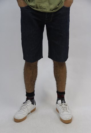 VINTAGE DIESEL DARK DENIM SHORTS