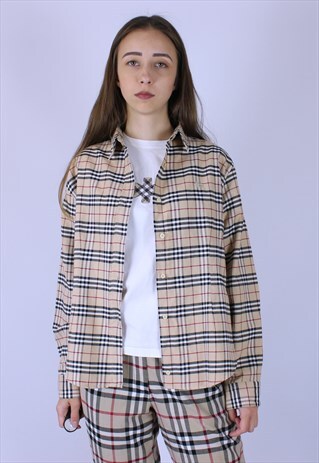 BURBERRY VINTAGE SHIRT WOMEN RARE