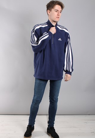 VINTAGE ADIDAS 1/4 ZIP SWEATSHIRT
