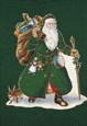VINTAGE 90'S JERZEES SWEATSHIRT SANTA CHRISTMAS CREWNECK