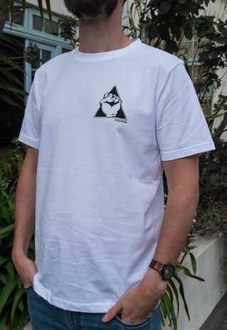 EQUALITY T-SHIRT (SMALL PRINT) WHITE