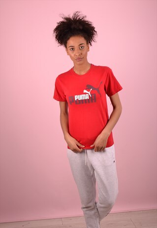 RED PUMA T-SHIRT GBT4527