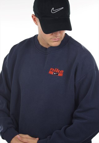 VINTAGE 90S NIKE SPELL OUT SWEATSHIRT JUMPER
