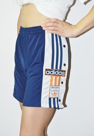 VINTAGE 90'S ADIDAS TREFOIL AMAZING POPPER SHORTS