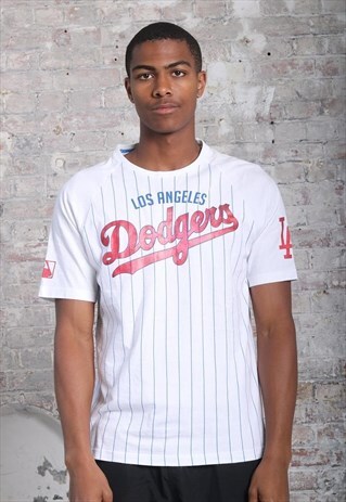 VINTAGE LA DODGERS BIG LOGO T-SHIRT WHITE