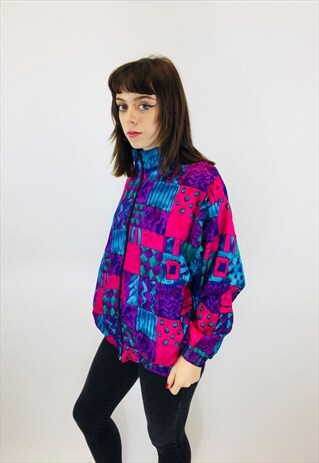 VINTAGE FESTIVAL 80S RAVE WINDBREAKER JACKET