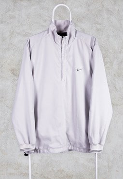 Vintage Nike Golf 1/4 Zip Pullover Jacket Stone Beige Large