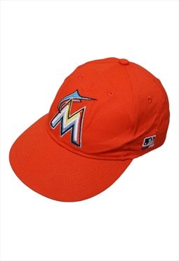 Vintage MLB Miami Marlins Orange Baseball Cap Womens