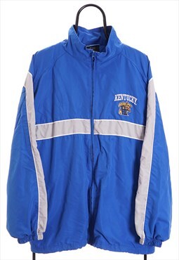 Vintage NCAA Kentucky Wildcats Blue Trackuit Jacket Mens