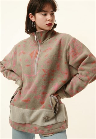 90S ENGLAND VINTAGE SALEWA 1/4 ZIP FLEECE JUMPER 16328