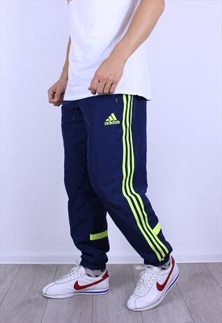 VINTAGE ADIDAS ORIGINALS MENS SPORTS JOGGERS PANTS
