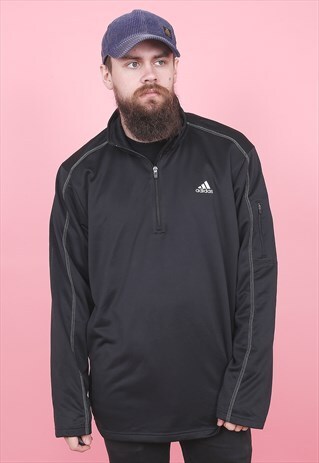 VINTAGE ADIDAS PULLOVER TRACK JACKET /R4053