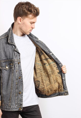 VINTAGE BLANKET LINED DENIM JACKET