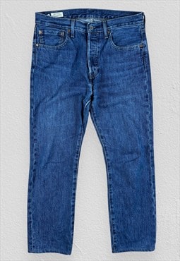 Levis 501 Jeans Blue Straight Leg Big E Premium Mens W31 L30