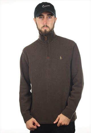 VINTAGE RALPH LAUREN 1/4 ZIP SWEATSHIRT JUMPER