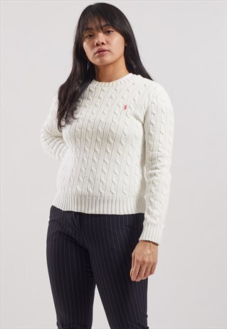 VINTAGE RALPH LAUREN CABLE KNIT JUMPER