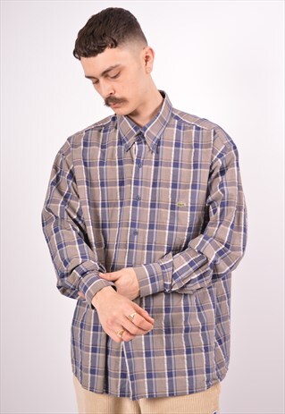 VINTAGE LACOSTE SHIRT CHECK MULTI