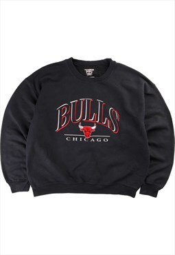 Vintage 90's NBA Sweatshirt Chicago Bulls Crewneck Black
