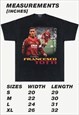 FRANCESCO TOTTI FOOTBALL UNISEX T-SHIRT IN BLACK