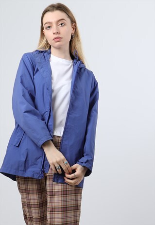 VINTAGE EDDIE BAUER SMALL BLUE LIGHTWEIGHT JACKET