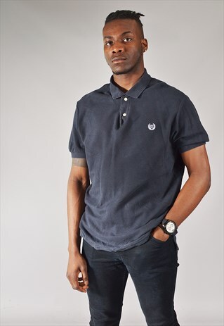 VINTAGE RALPH LAUREN CHAPS POLO SHIRT BLACK
