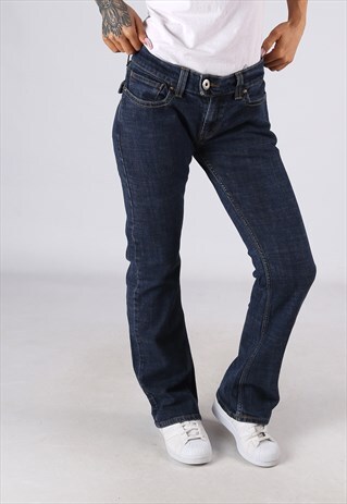 TILTED FLARE LEVIS 542 DENIM JEANS FLARED UK 12 (A9DL)
