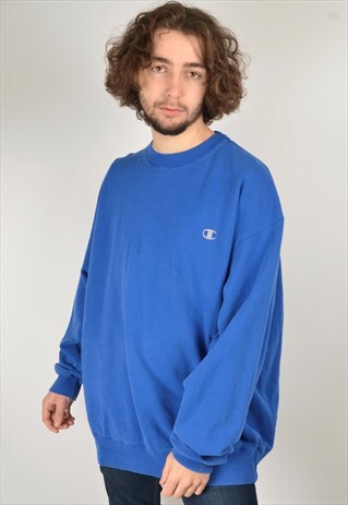 VINTAGE CHAMPION SWEATSHIRT IN BLUE