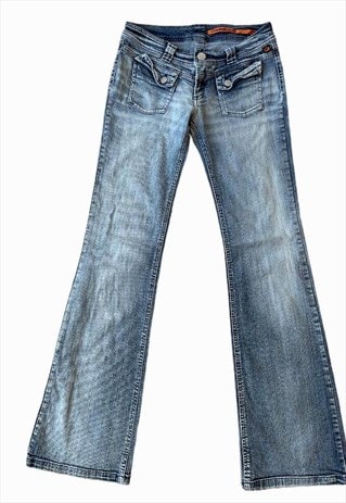 Vintage Y2k Low Rise Jeans Straight Leg Grunge
