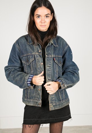 VINTAGE 80S LEVI'S WINTER BLANKET JACKET / R0230