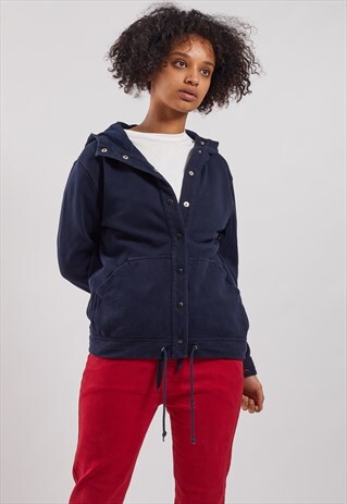VINTAGE RALPH LAUREN BUTTON-UP HOODIE