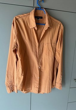 Vintage french connection fcuk orange shirt