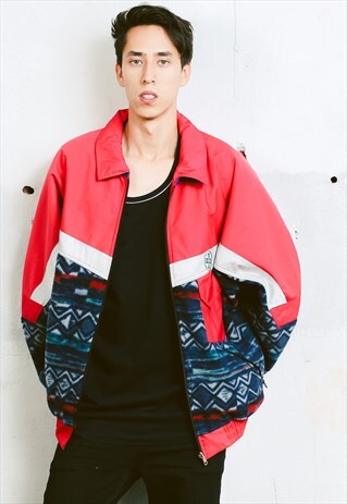VINTAGE 80S FLEECE SNOWBOARDING COAT