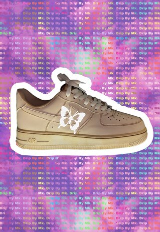 AIR FORCE 1 ''THE BUTTERFLY EFFECT'' COFFEE DYED CUSTOM