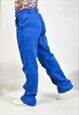 VINTAGE 90S WORKERS TROUSERS IN BLUE