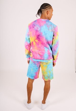 PART OF A CO-ORD SET 'CANDY TIE DYE SHORTS'