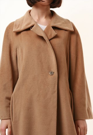90S VINTAGE MAX MARA CAMEL OVERSIZED COAT 1148