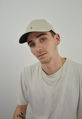 CLASSIC TOMMY HILFIGER CAP IN CREME COLOR FOR MEN