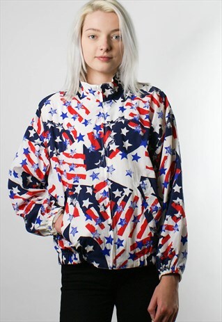 VINTAGE BOMBER JACKET, WINDBREAKER JACKET